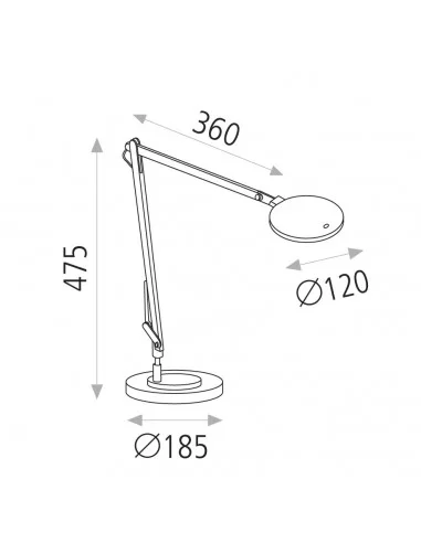 Stalinis LED šviestuvas luxa, ACB design