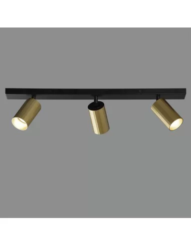 Lubinis kraipomas šviestuvas modrian 3l square gold, ACB design