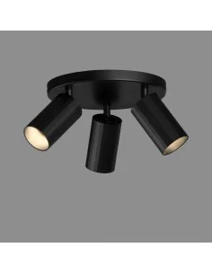 Lubinis kraipomas šviestuvas modrian 3l round black, ACB design