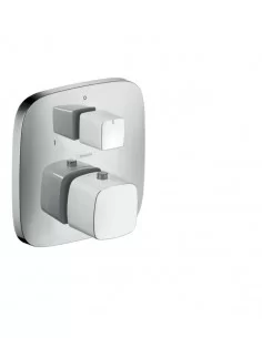 Maišytuvas dušo termostatinis PuraVida 2 funkcijos chromas/baltas, Hansgrohe