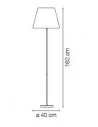 Patatomas šviestuvas nordik, Ideal lux