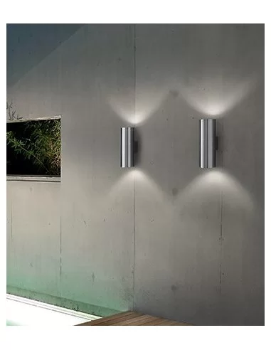 Sieninis dvikryptis šviestuvas gun s black, Ideal lux