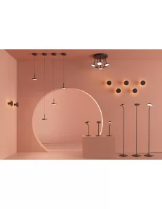 Pakabinamas LED šviestuvas corvus black, ACB design