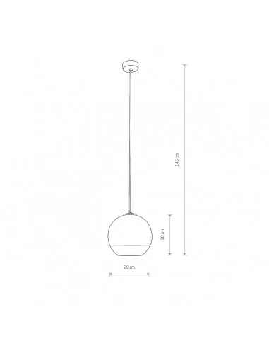 Pakabinamas šviestuvas globe plus s, Nowodvorski