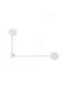 Sieninis LED šviestuvas sconce orbit ii 20/40 white, Nowodvorski