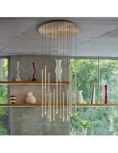 Pakabinamas LED šviestuvas filo sp12 brass, Ideal lux