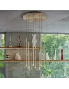 Pakabinamas LED šviestuvas filo sp12 brass, Ideal lux