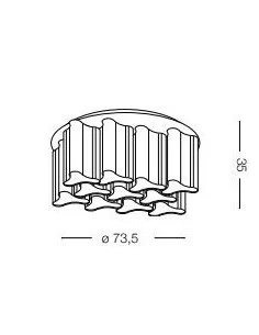 Lubinis šviestuvas compo 10, Ideal lux