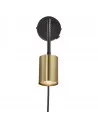 Sieninis šviestuvas explore flex black/brass, Nordlux