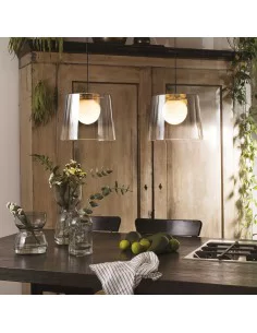 Pakabinamas šviestuvas fade sp1 copper, Ideal lux