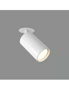 Įleidžiamas kraipomas šviestuvas modrian 1l white, ACB design