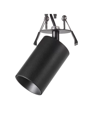 Įleidžiamas šviestuvas zoom black, ACB design