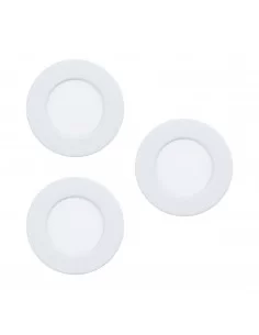 Įleidžiamos LED panelės fueva 5 white, 3 vnt., EGLO