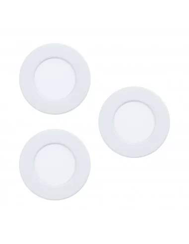 Įleidžiamos LED panelės fueva 5 white, 3 vnt., EGLO