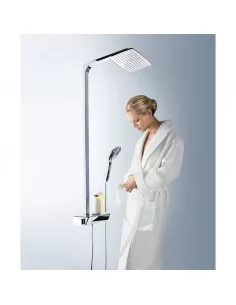 Dušo sistema su termostatiniu maišytuvu Raindance E Showerpipe 360 1jet chromas, Hansgrohe