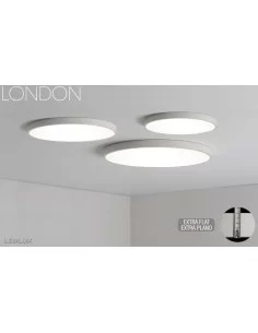 Lubinis dimeriuojamasLED šviestuvas london white d60 4000k dali/push, ACB design