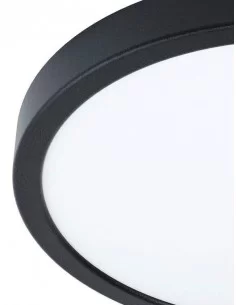 Lubinis LED dimeriuojamas šviestuvas fueva 5 black 16.5w 3000k, EGLO