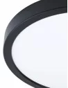 Lubinis LED dimeriuojamas šviestuvas fueva 5 black 20w 3000k, EGLO