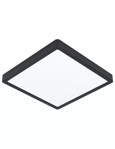 Lubinis LED šviestuvas fueva 5 black 20w 3000k ip20, EGLO