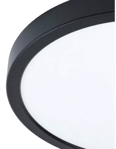 Lubinis LED šviestuvas fueva 5 black 20w 3000k, EGLO