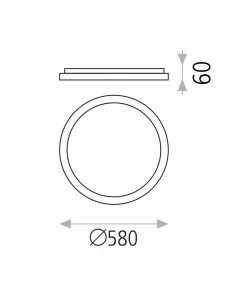 Lubinis LED šviestuvas grace d58 4000k triac white, ACB design