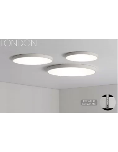 Lubinis LED šviestuvas london white d100 3000k dali/push, ACB design