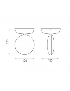 Lubinis LED šviestuvas spectra ip54, ACB design