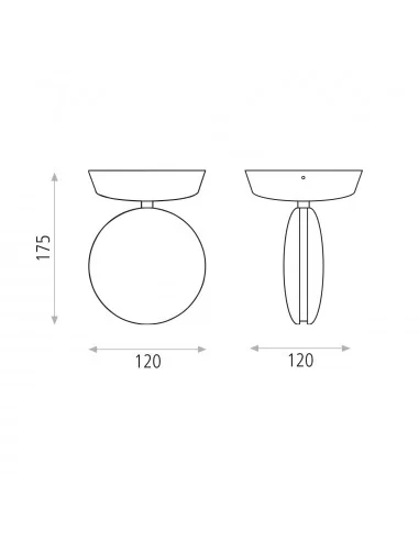 Lubinis LED šviestuvas spectra ip54, ACB design