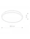 Lubinis šviestuvas agnes round LED white 22w 3000k, Nowodvorski
