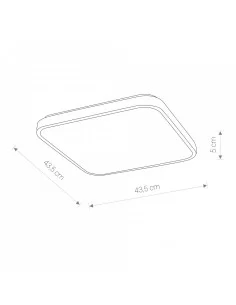 Lubinis šviestuvas agnes square LED white 32w 3000k, Nowodvorski