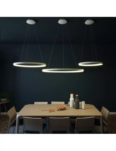Pakabinamas LED šviestuvas grace d58 4000k dali/push white, ACB design