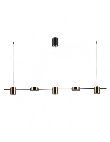 Pakabinamas LED šviestuvas remdal black/gold 30w line 3000k, ITALUX