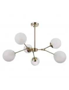 Pakabinamas šviestuvas anes 6 brass, ITALUX