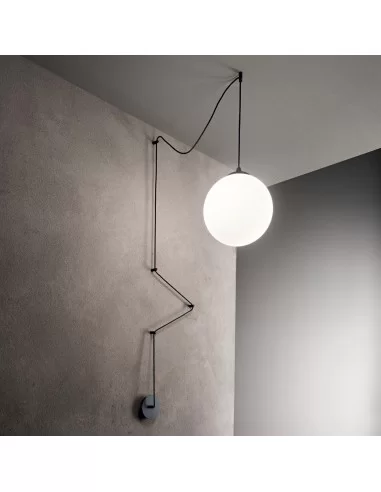 Pakabinamas šviestuvas boa black, Ideal lux