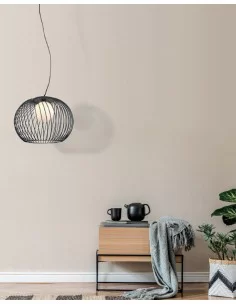 Pakabinamas šviestuvas clarisa 1 black, ITALUX