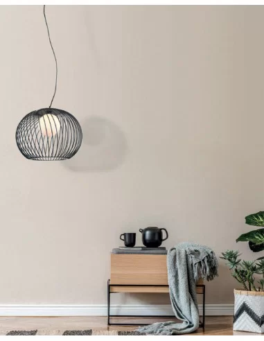 Pakabinamas šviestuvas clarisa 1 black, ITALUX