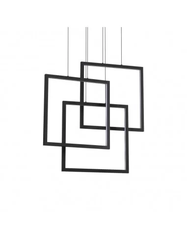 Pakabinamas šviestuvas frame black kvadratinis, Ideal lux