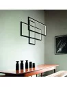 Pakabinamas šviestuvas frame black stačiakampis, Ideal lux
