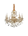 Pakabinamas šviestuvas gioconda sp8 gold, Ideal lux