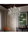 Pakabinamas šviestuvas gioconda sp8 silver, Ideal lux
