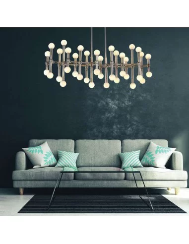 Pakabinamas šviestuvas giovanna satin nickel l, ITALUX