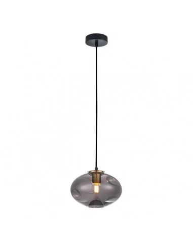 Pakabinamas šviestuvas hatella 1 smoky, ITALUX