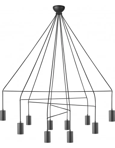 Pakabinamas šviestuvas imbria black 10, Nowodvorski