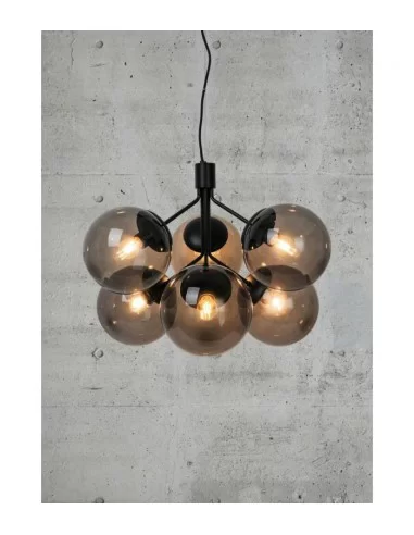 Pakabinamas šviestuvas ivona 6 black, Nordlux
