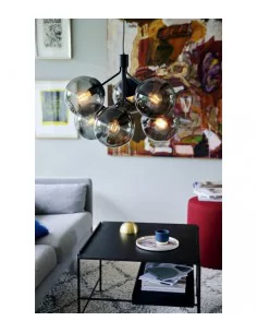 Pakabinamas šviestuvas ivona 6 black, Nordlux