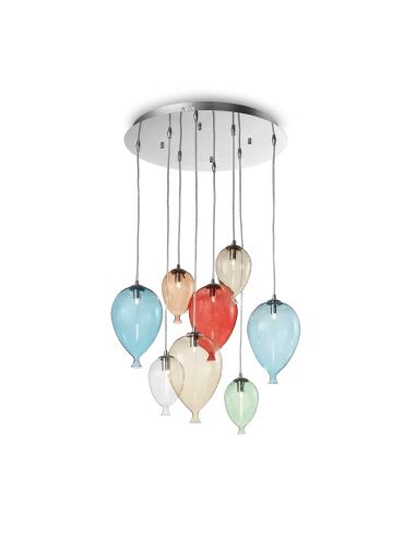 Pakabinamas šviestuvas lone 8, Ideal lux