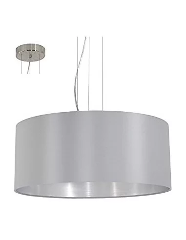 Pakabinamas šviestuvas maserlo 1 grey l, EGLO