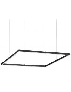 Pakabinamas šviestuvas oracle slim square 70 black, Ideal lux