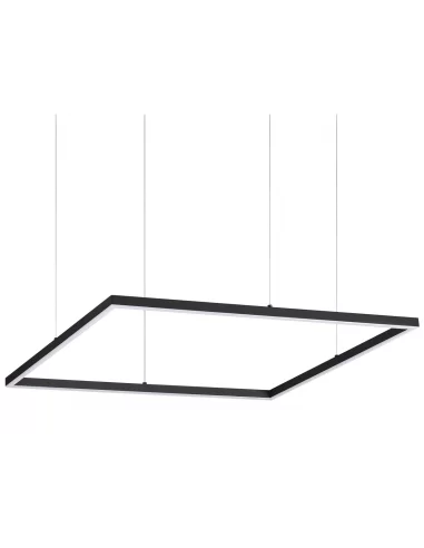 Pakabinamas šviestuvas oracle slim square 70 black, Ideal lux