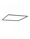 Pakabinamas šviestuvas oracle slim square 90 black, Ideal lux